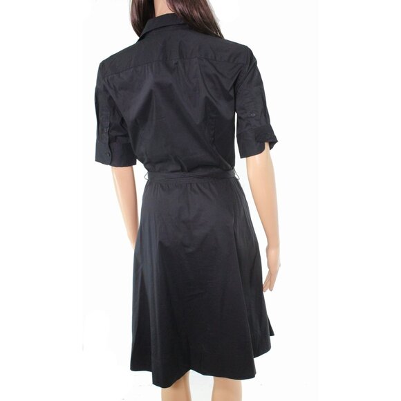 Ralph Lauren Women's Dress Petite Shirt Collar Size 2P MSRP $145 Black - Picture 3 of 3